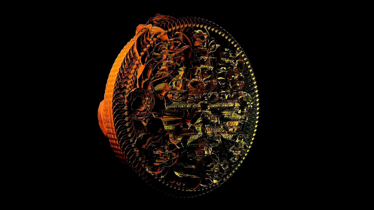 Reconstructed copper coin from Rusty Odyssey