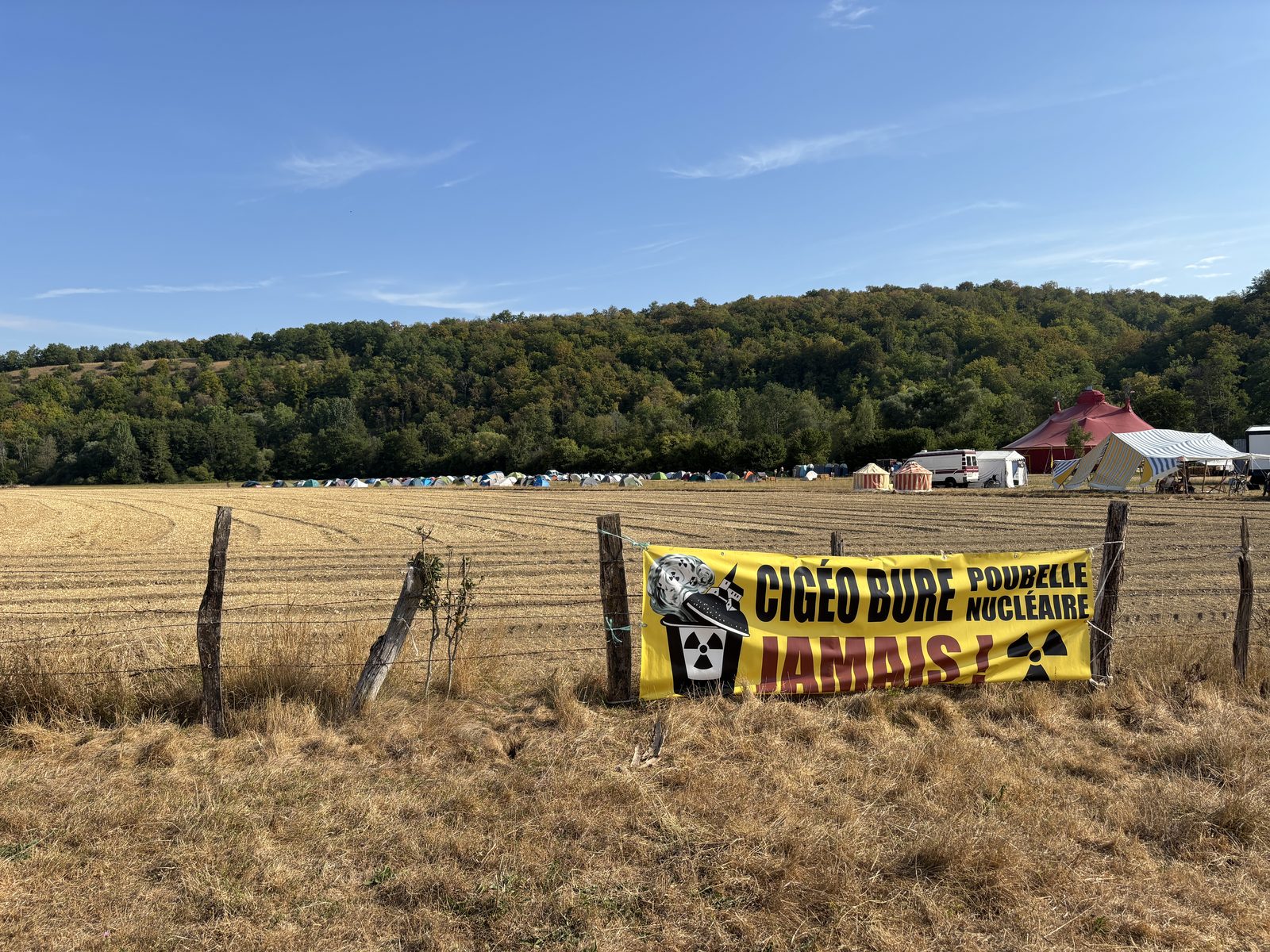 Field-research: Anti-nuclear camp, Bure 04