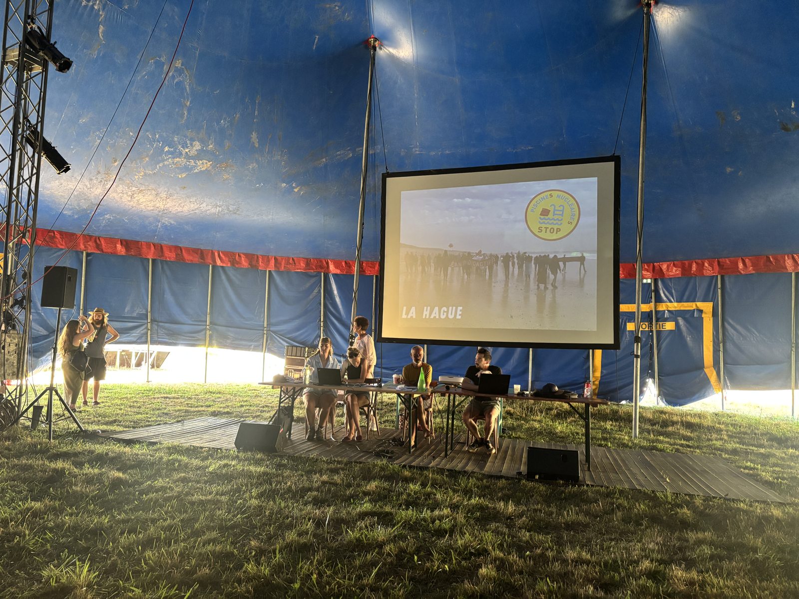 Field-research: Anti-nuclear camp, Bure 06