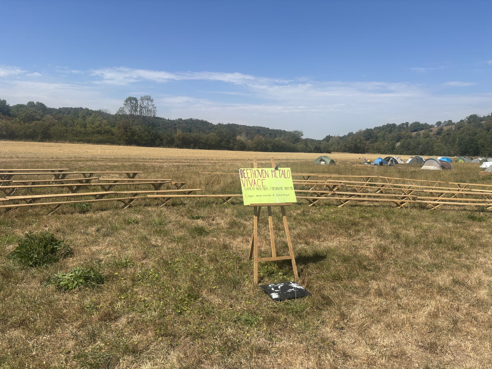 Field-research: Anti-nuclear camp, Bure 09