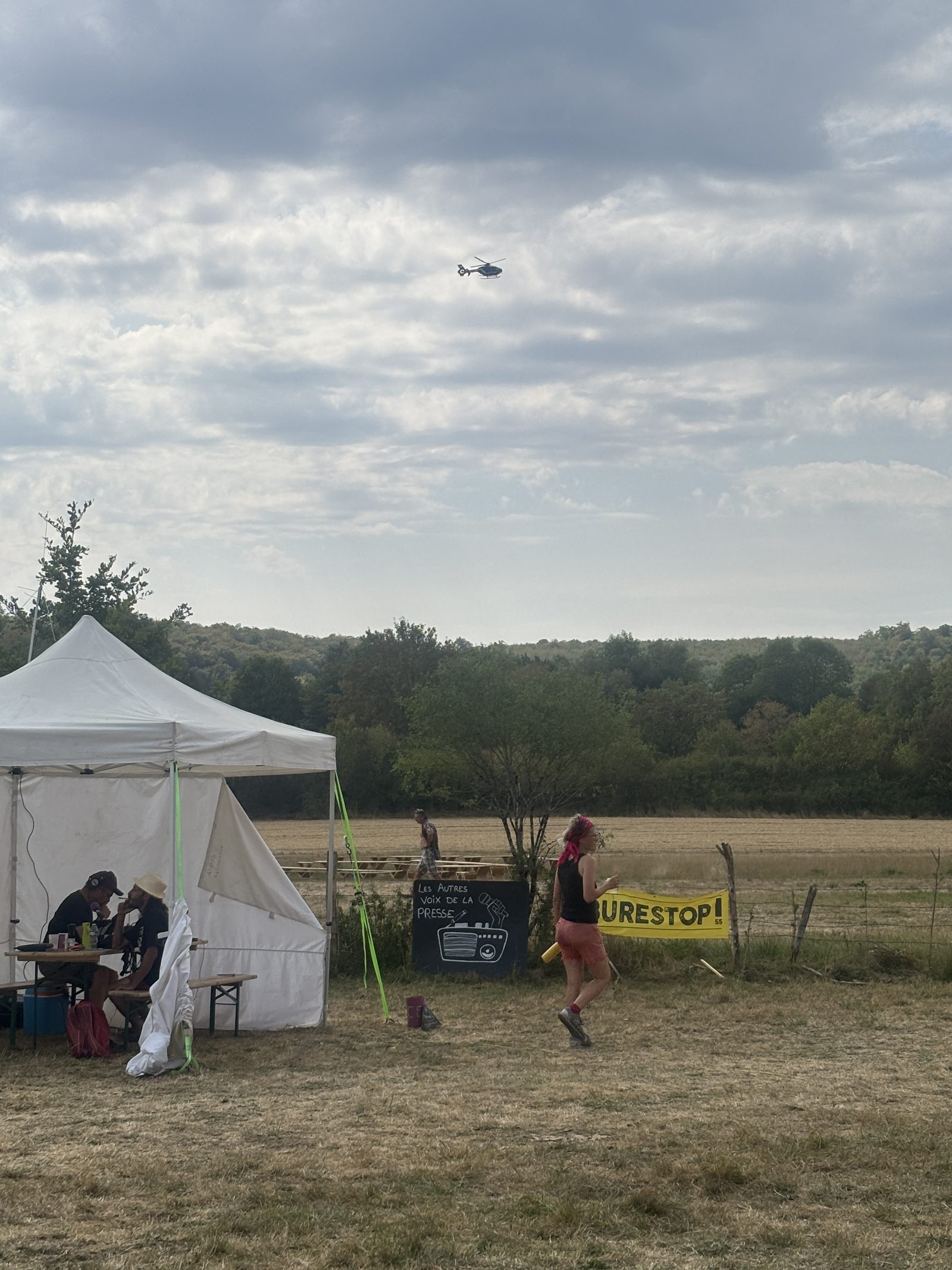 Field-research: Anti-nuclear camp, Bure 14