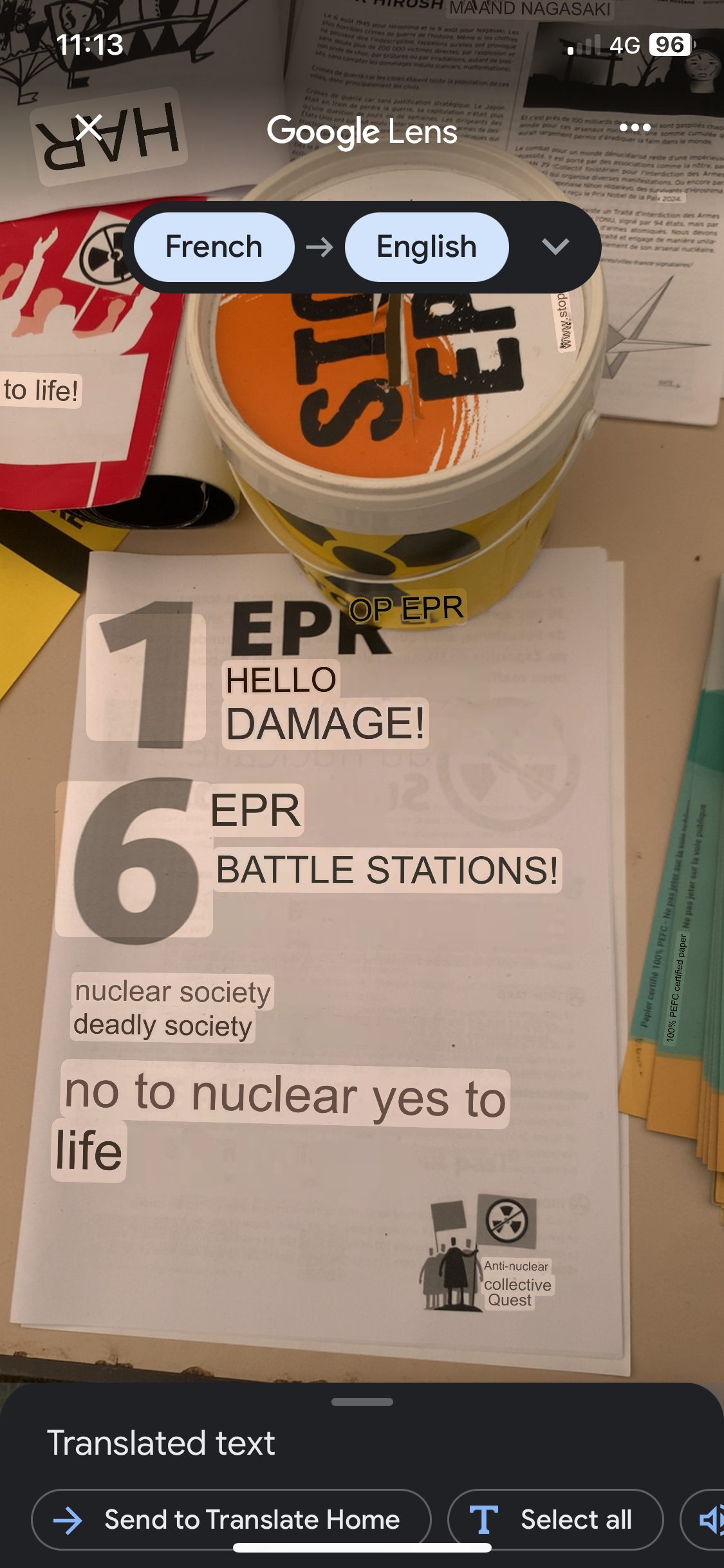 Field-research: Anti-nuclear camp, La Hague 46